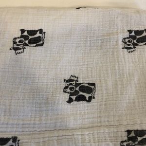 Aden + Anais Muslin cow swaddle